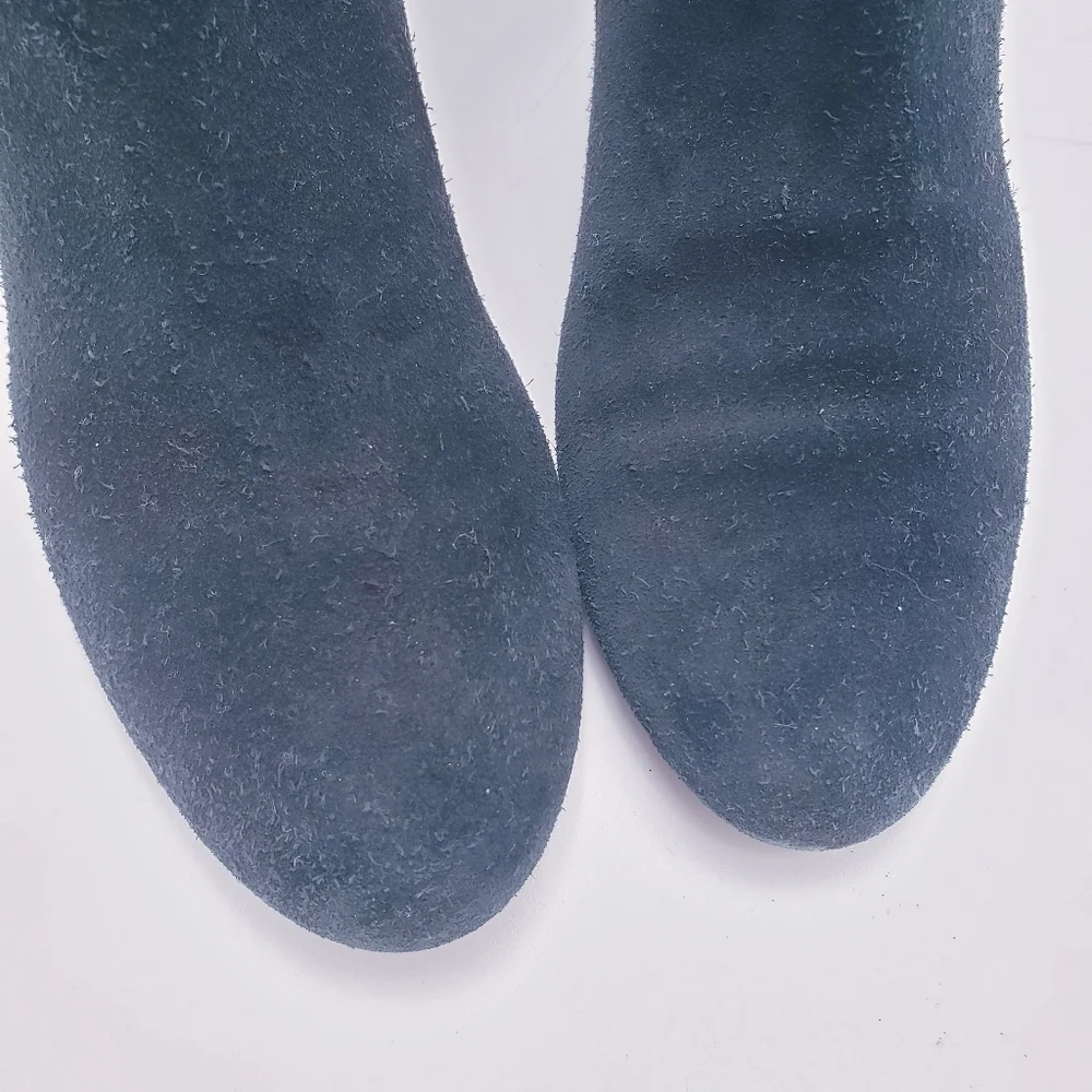 Vionic Paloma Ankle Wedge Boot Bootie Black Suede‎ Waterproof Size 7.5